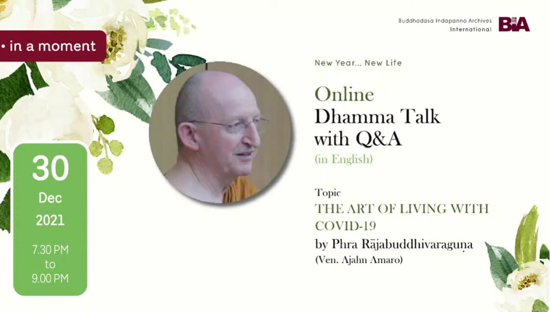 Ajahn Amaro_The Art of Livinng with COVID-19-2021